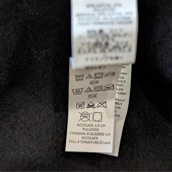 $148 Alo Yoga Accolade 1/4 Zip Pullover Black Size S NWOT Men’s Women's Unisex - Picture 8 of 11